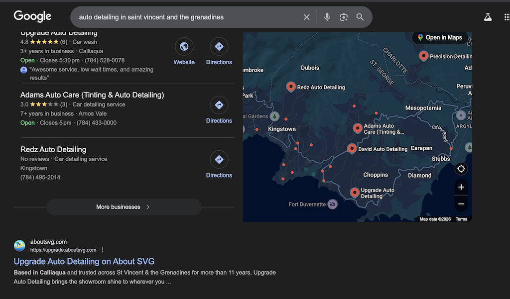 Google Search Results